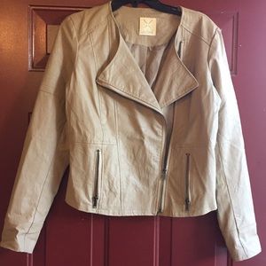 Urban outfitter faux leather jacket